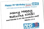 NHS 70th Birthday messages